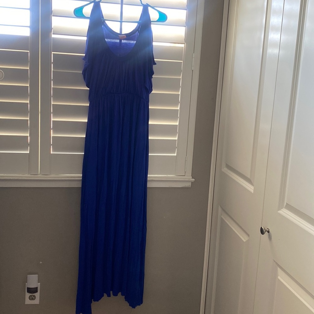 Blue maxi dress